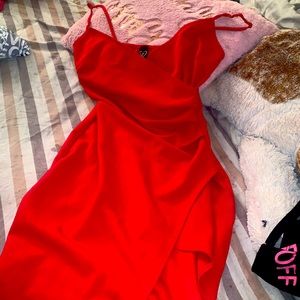 Red dress